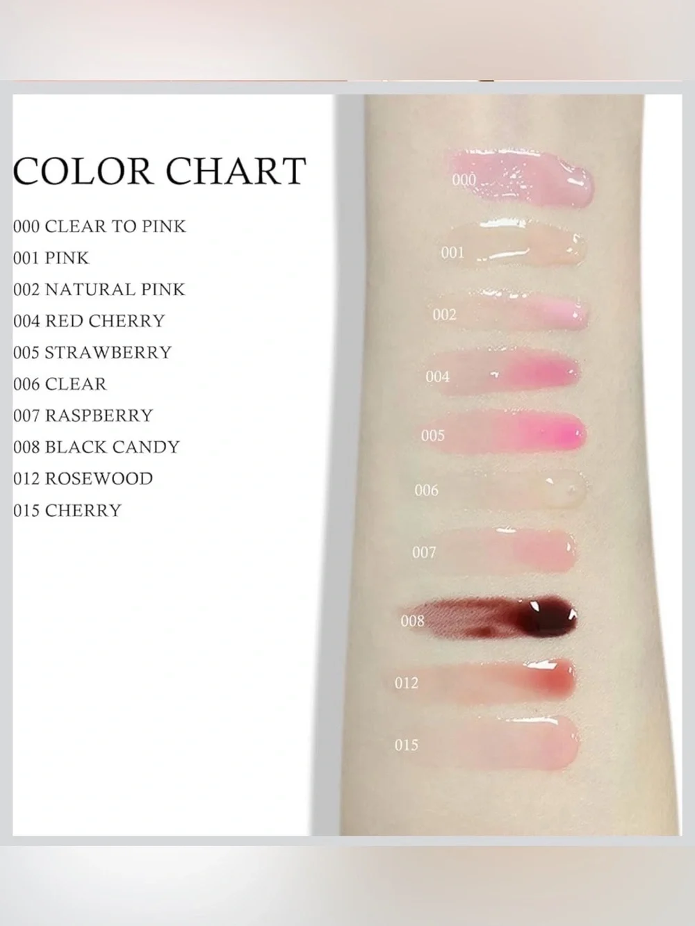 NWT KYDA Hydrating Lip Glow Oil Color Changing Tint, Moisturizing Glossy